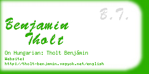 benjamin tholt business card