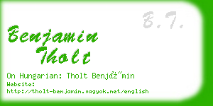 benjamin tholt business card